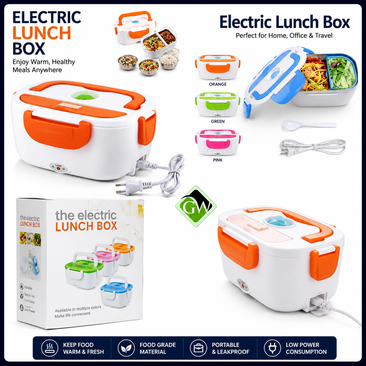 HeatBox™Electric Lunch Box