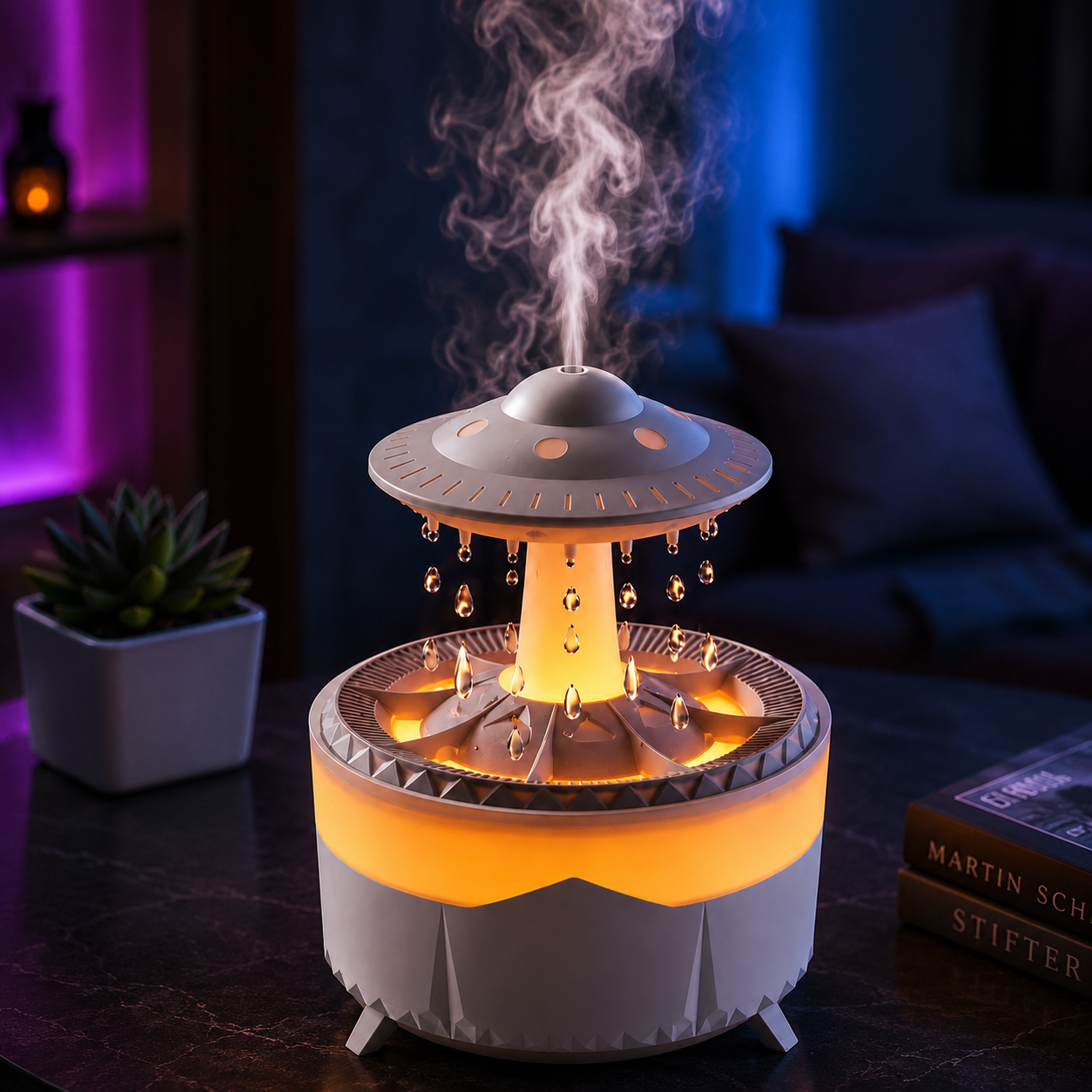 UFO Humidifier & Ambient Night Lamp