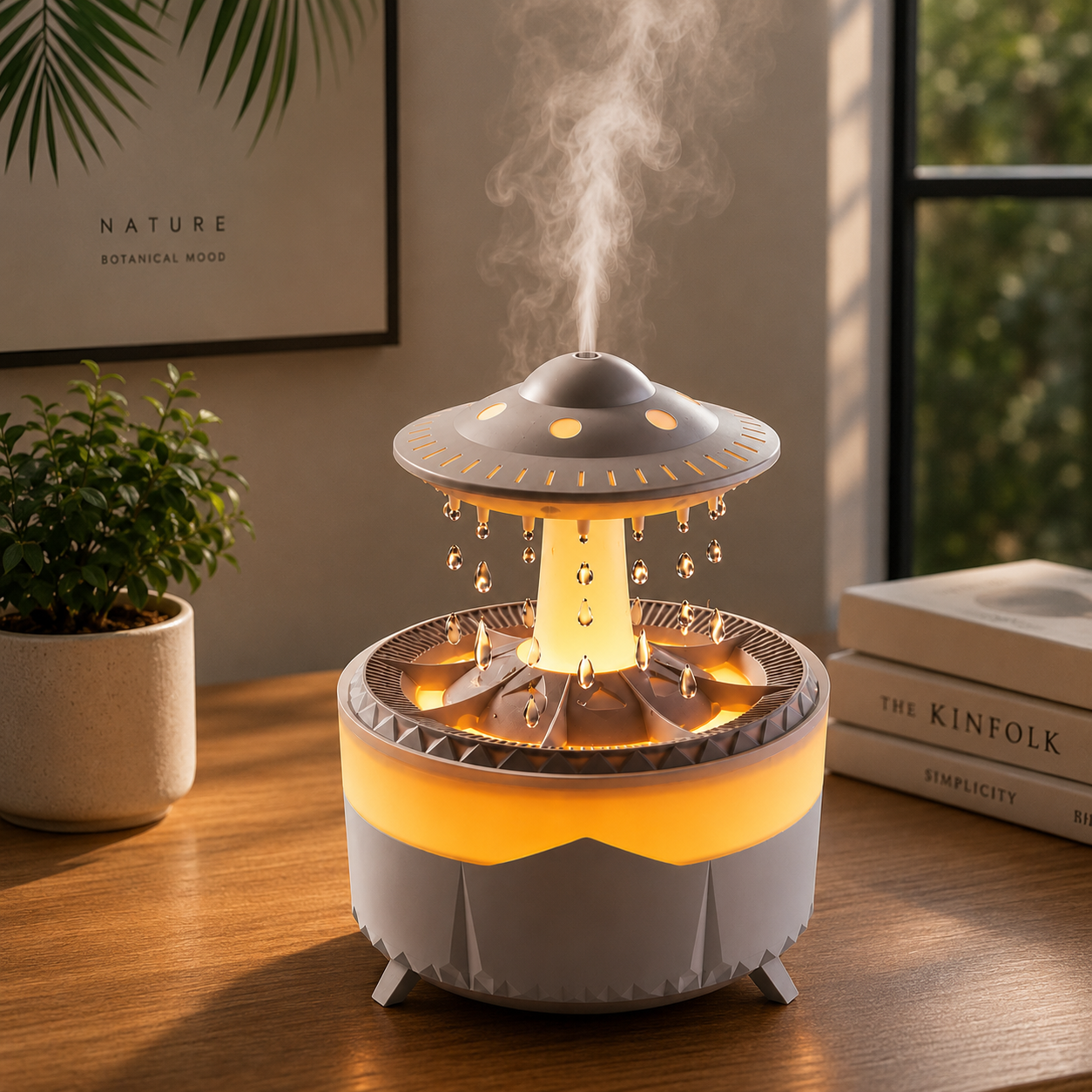 UFO Humidifier & Ambient Night Lamp