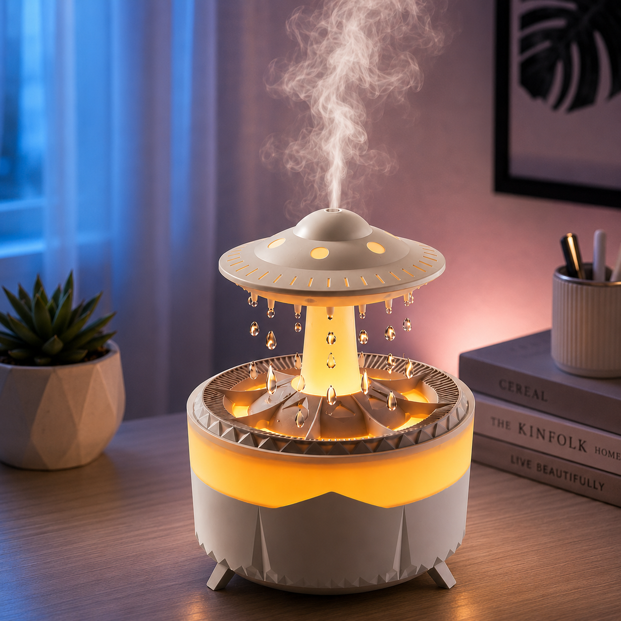 UFO Humidifier & Ambient Night Lamp
