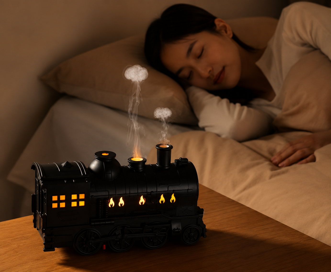 Vintage Train Humidifier & Aroma Diffuser