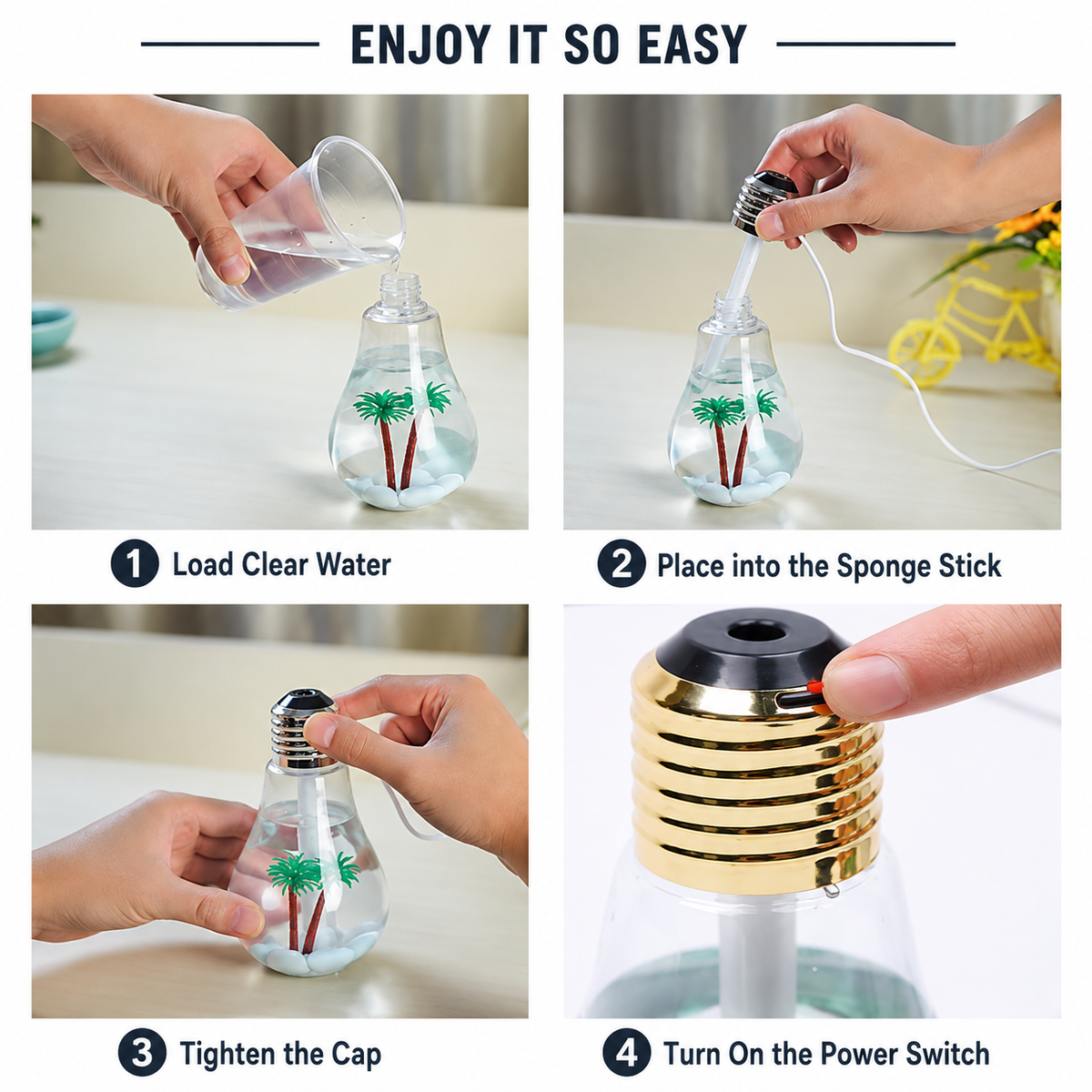 GlowMist Bulb Humidifier