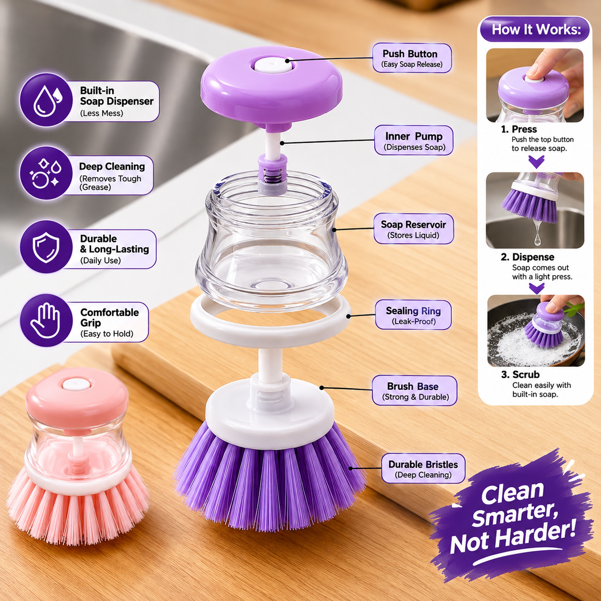 SoapMate Cleaning Brush