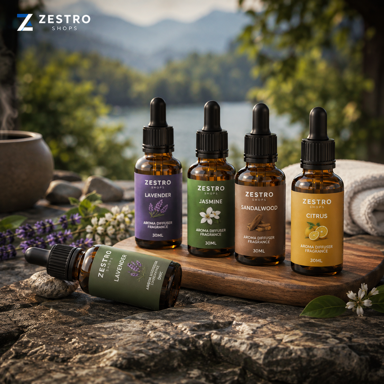 Aroma Essence Premium Diffuser Fragrance Liquid (30ml)