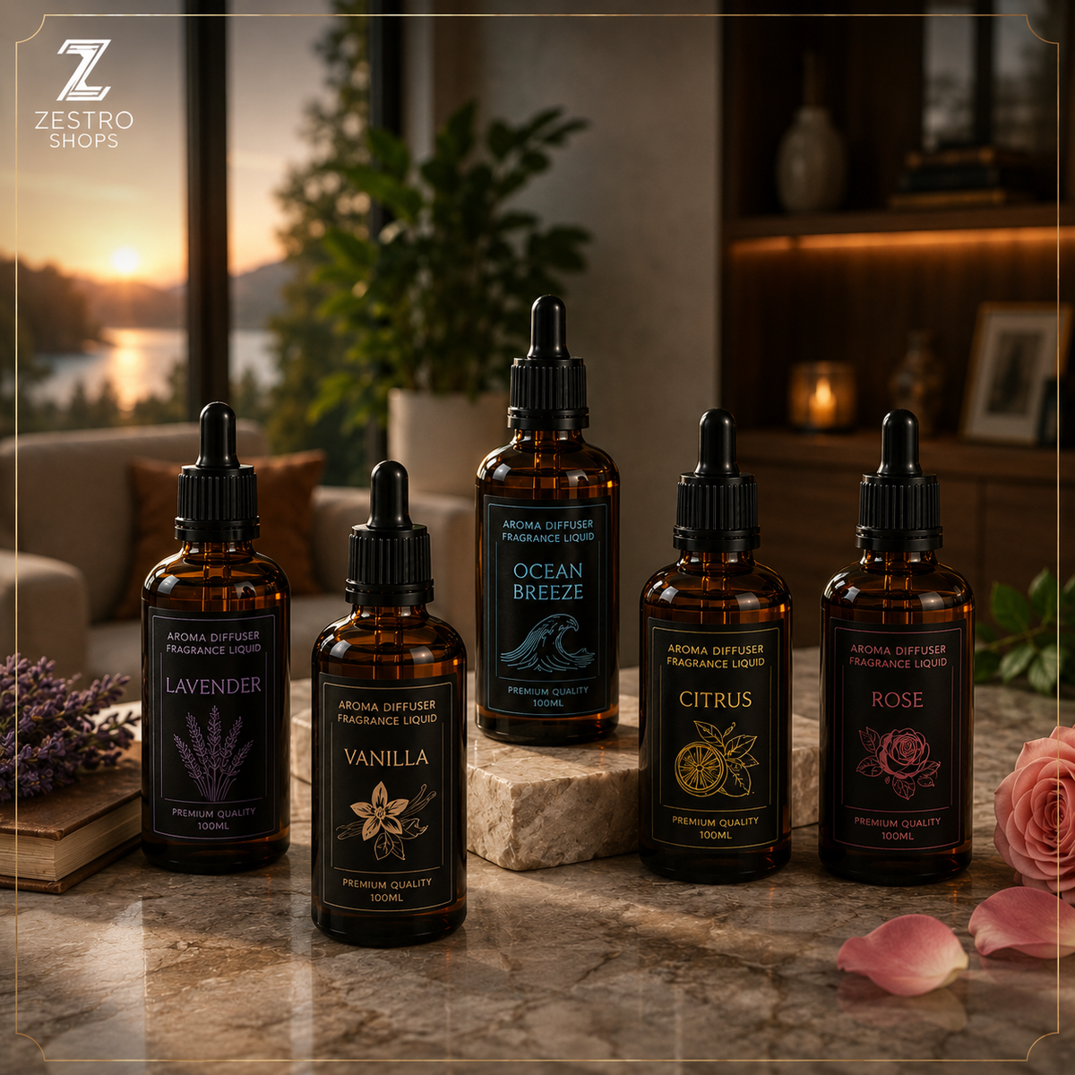 Premium Aroma Fragrance Liquid (100ml)