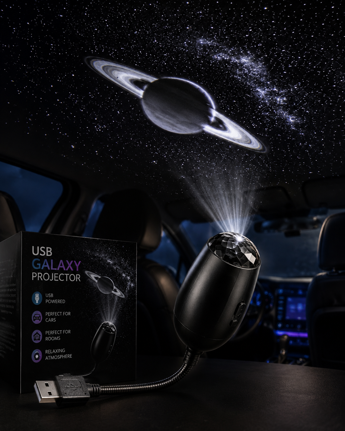 USB Galaxy Projector