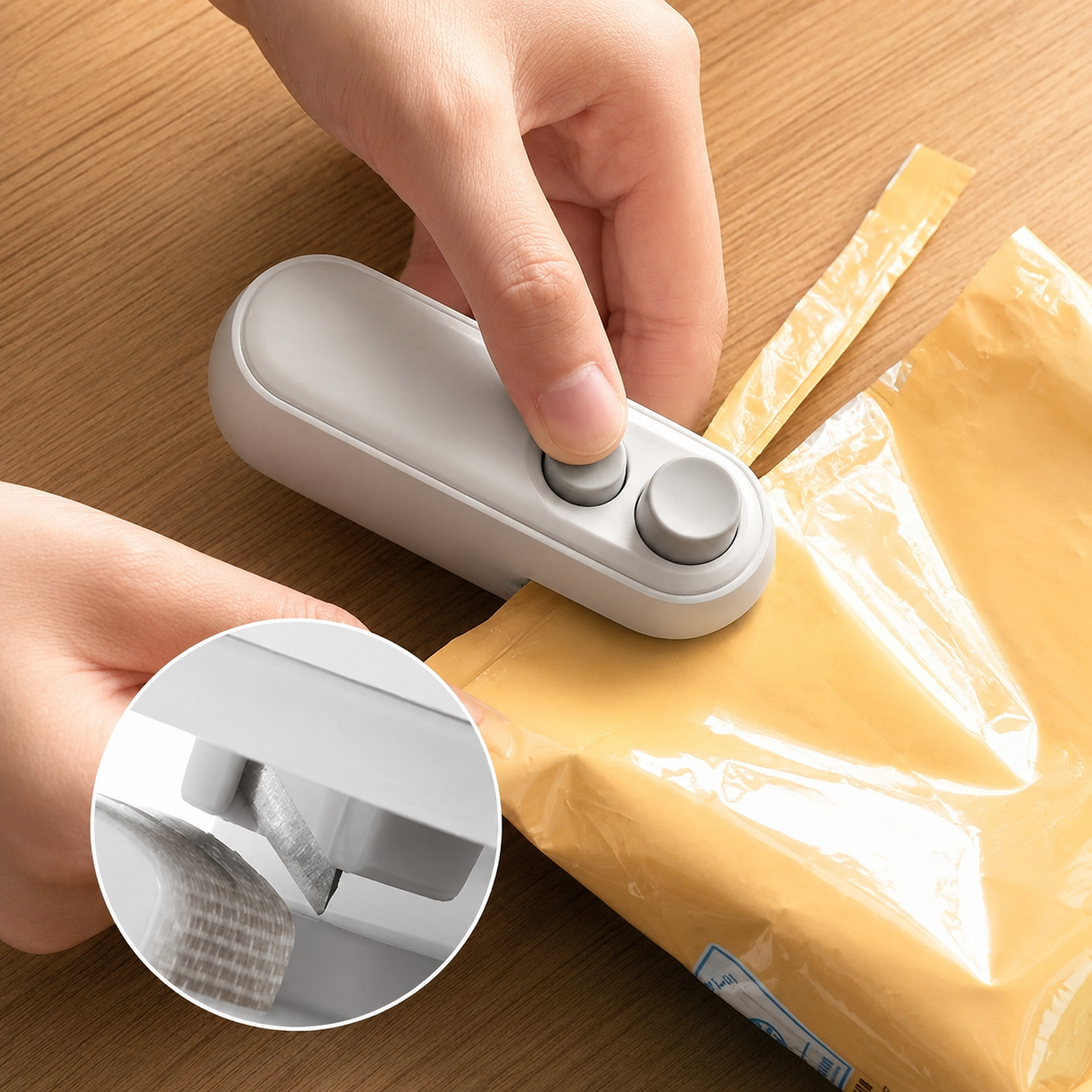 SealPro Mini – 2-in-1 Portable Bag Sealer & Cutter
