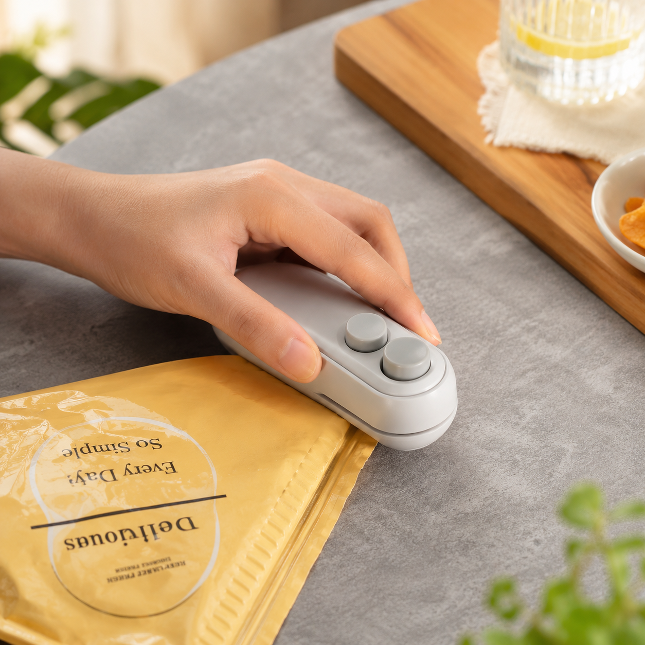 SealPro Mini – 2-in-1 Portable Bag Sealer & Cutter