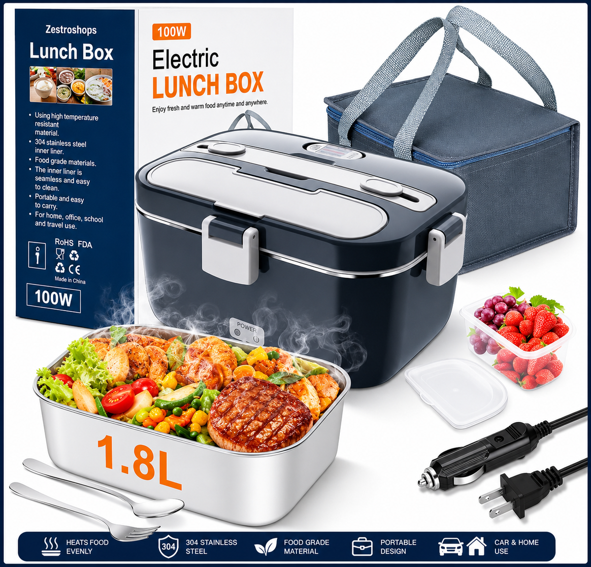 HeatBox™Electric Lunch Box