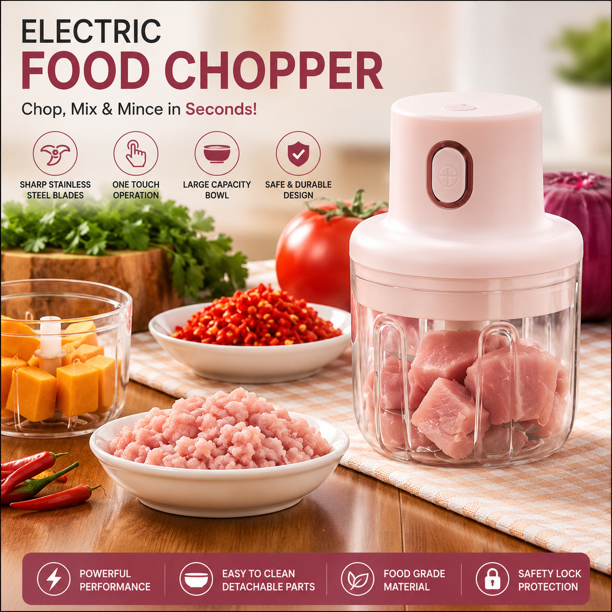 TurboChop™ Electric Chopper