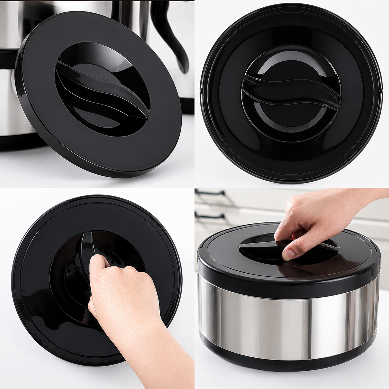 Stainless Steel Insulated Food Jar – Leakproof Thermal Lunch Bowl