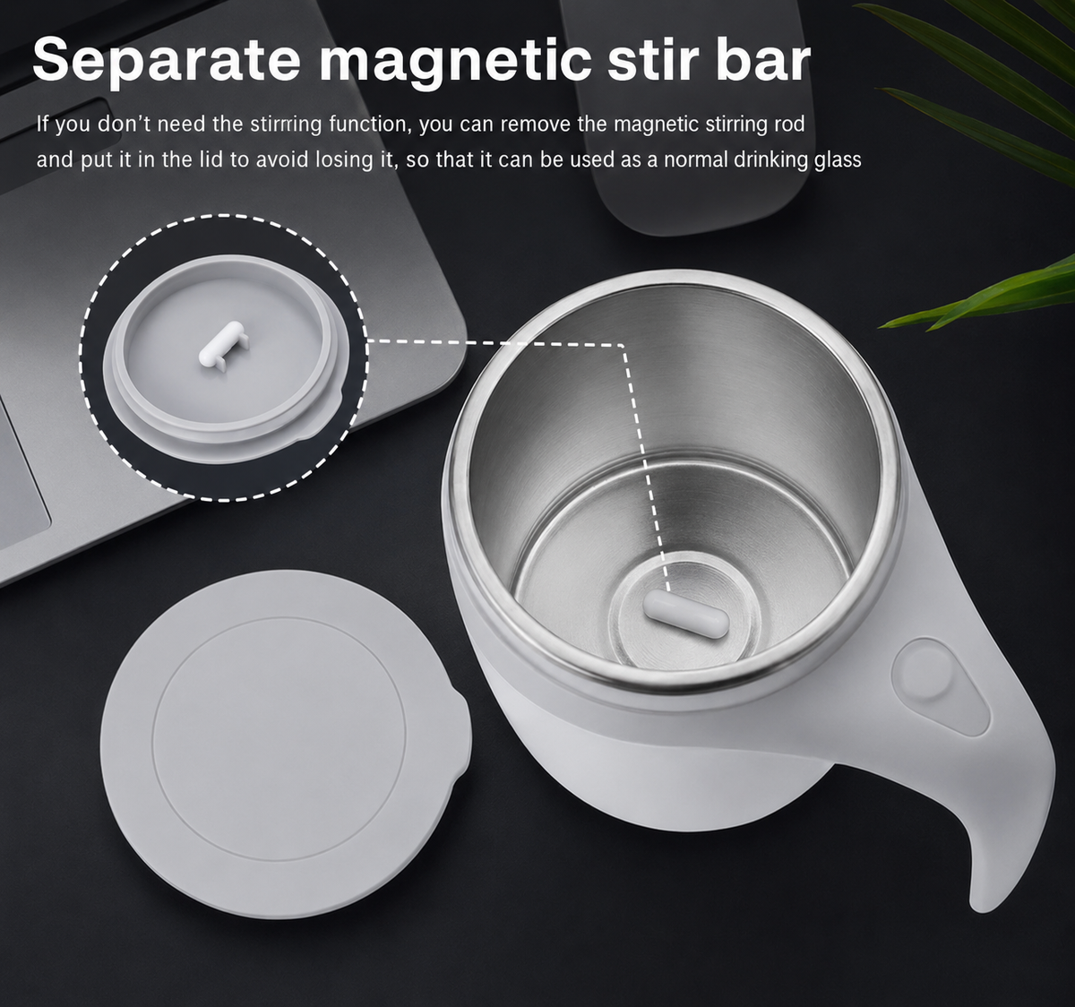 AutoMix™ Self-Stirring Mug