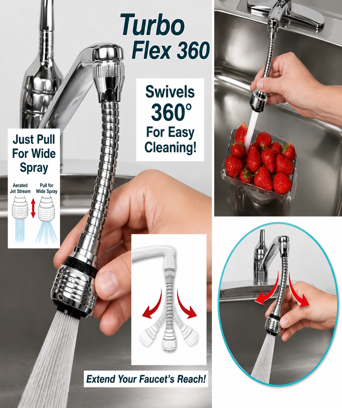 FlexFlow™ Faucet Sprayer