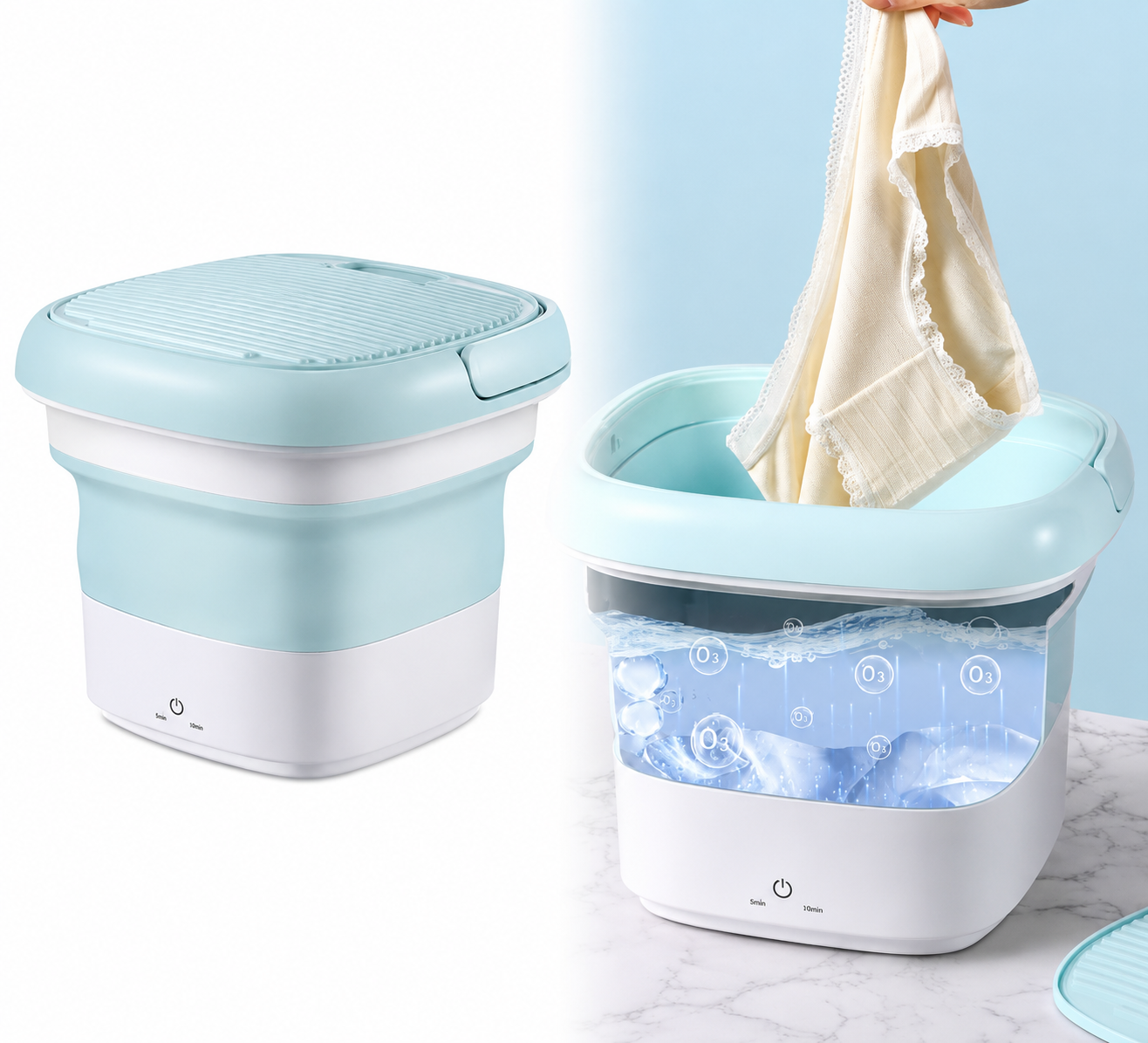 AquaFold Portable Mini Washing Machine