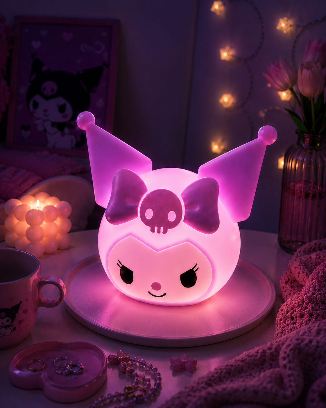 Midnight Kuromi Glow Lamp