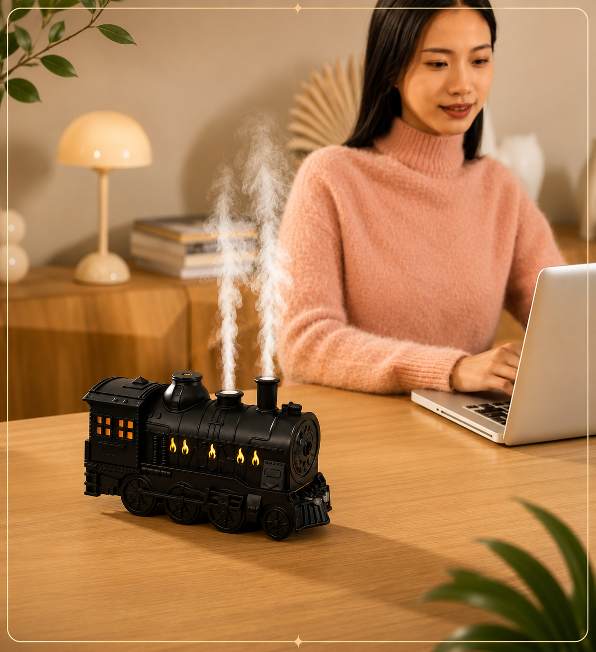 Vintage Train Humidifier & Aroma Diffuser