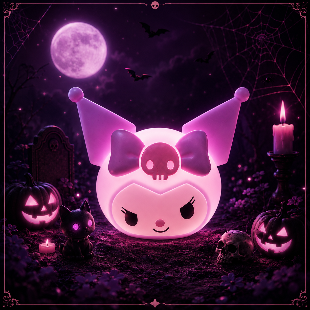 Midnight Kuromi Glow Lamp