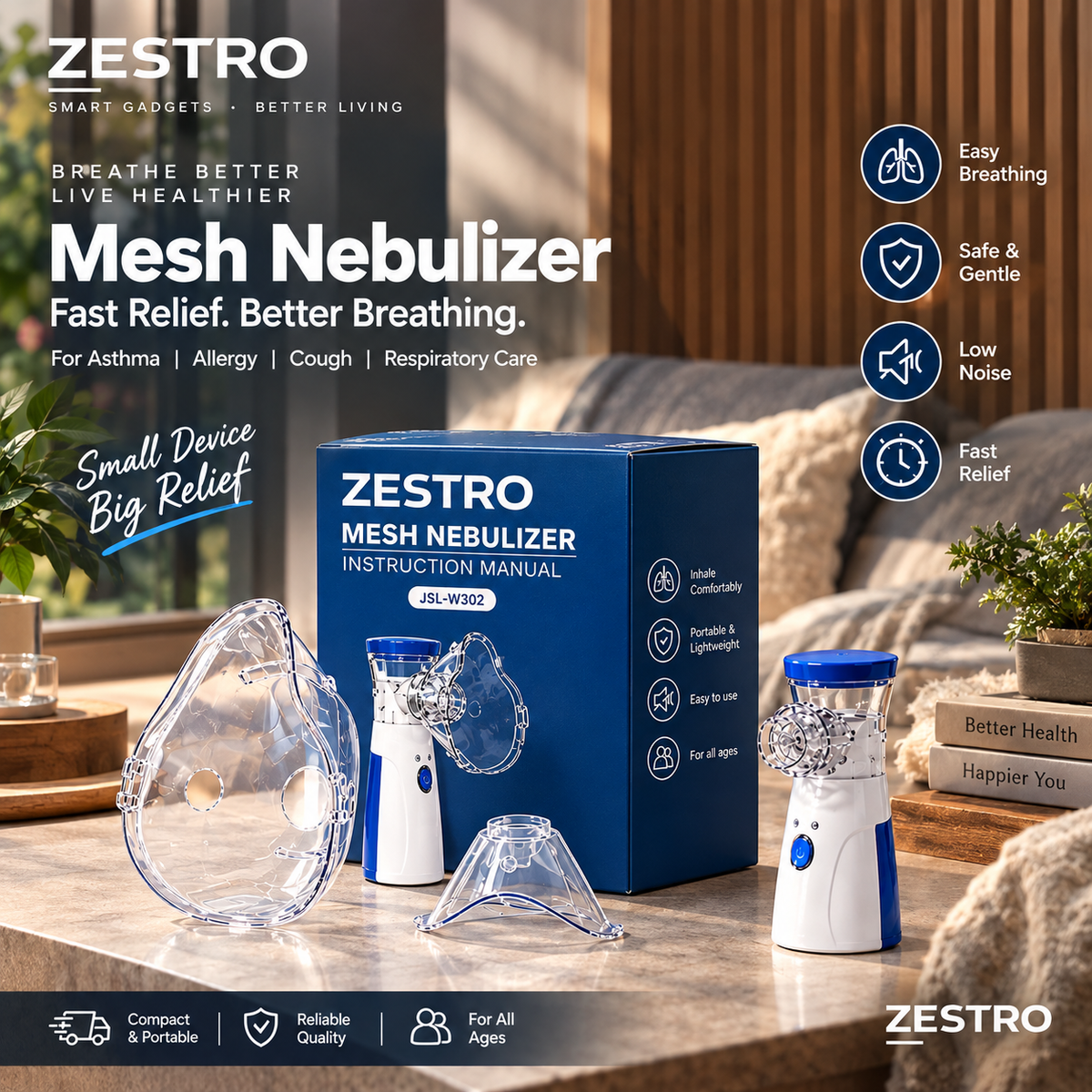 Portable Mesh Nebulizer