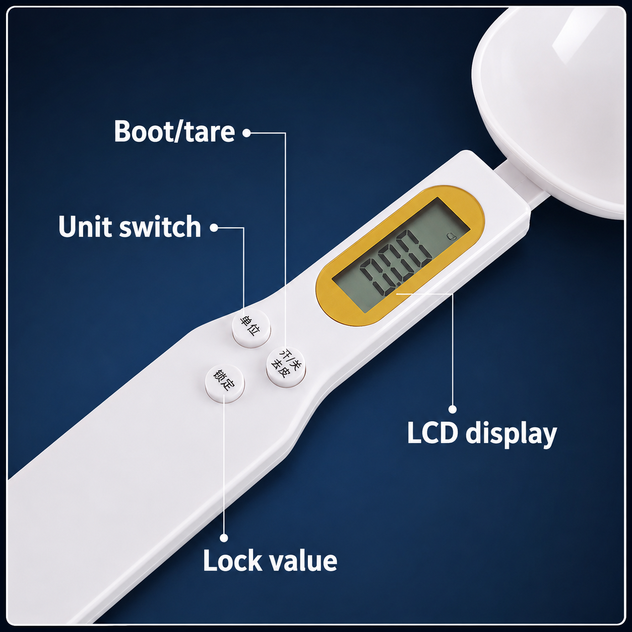 Digital Measuring Spoon Scale – High Precision Electronic Kitchen Scale (500g/0.1g)