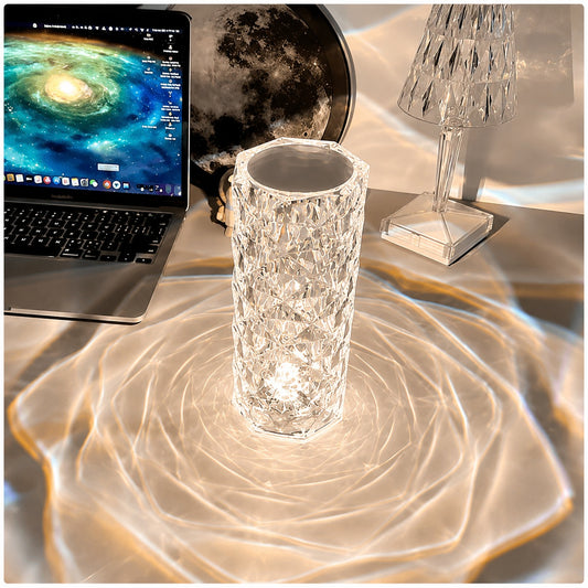 LumiCrystal Prism Touch Lamp