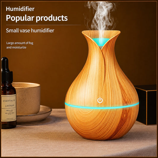 AuraWood™ Aroma Diffuser & Cool Mist Humidifier